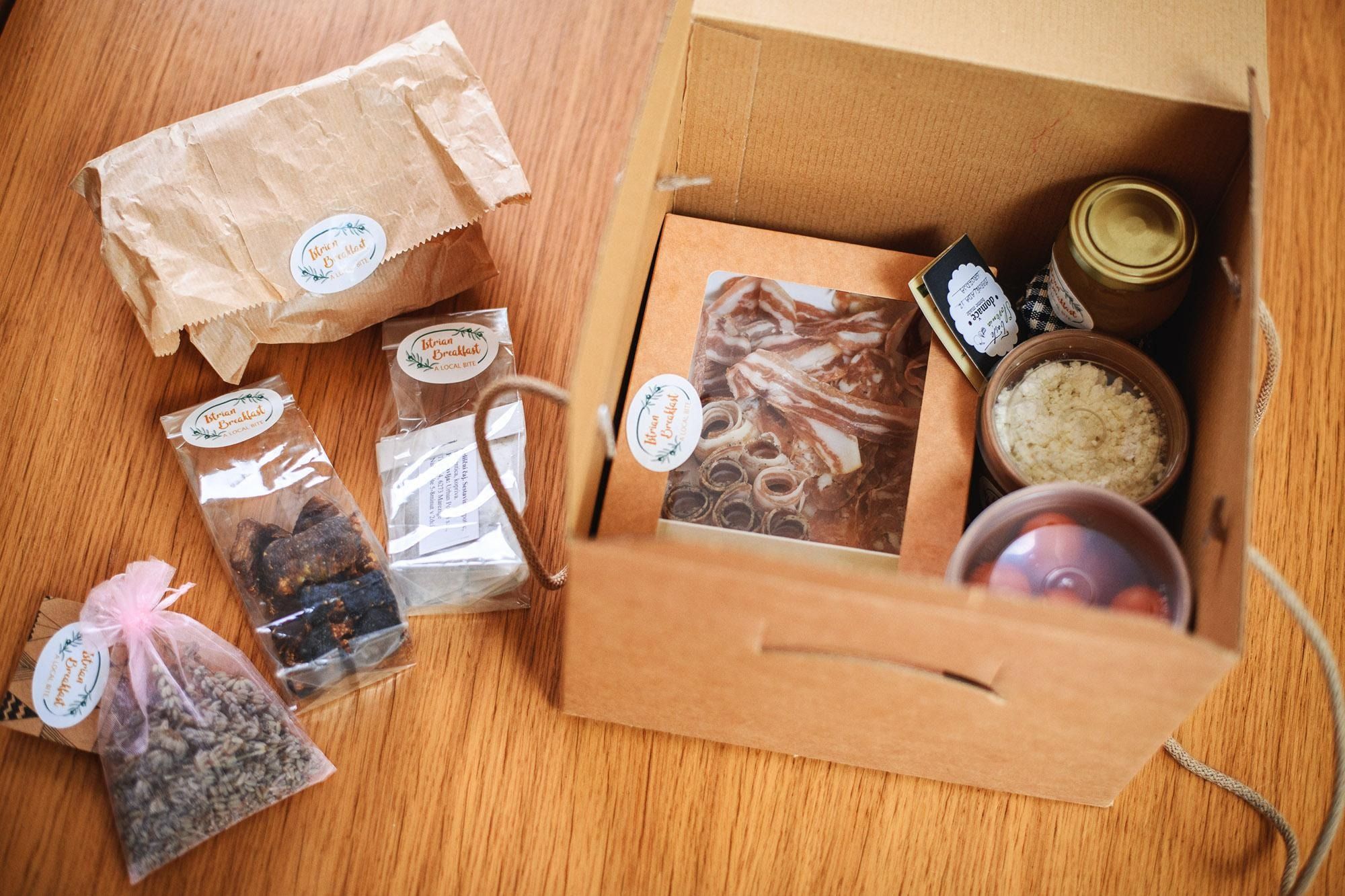 dostava Istrskega zajtrka v paketu