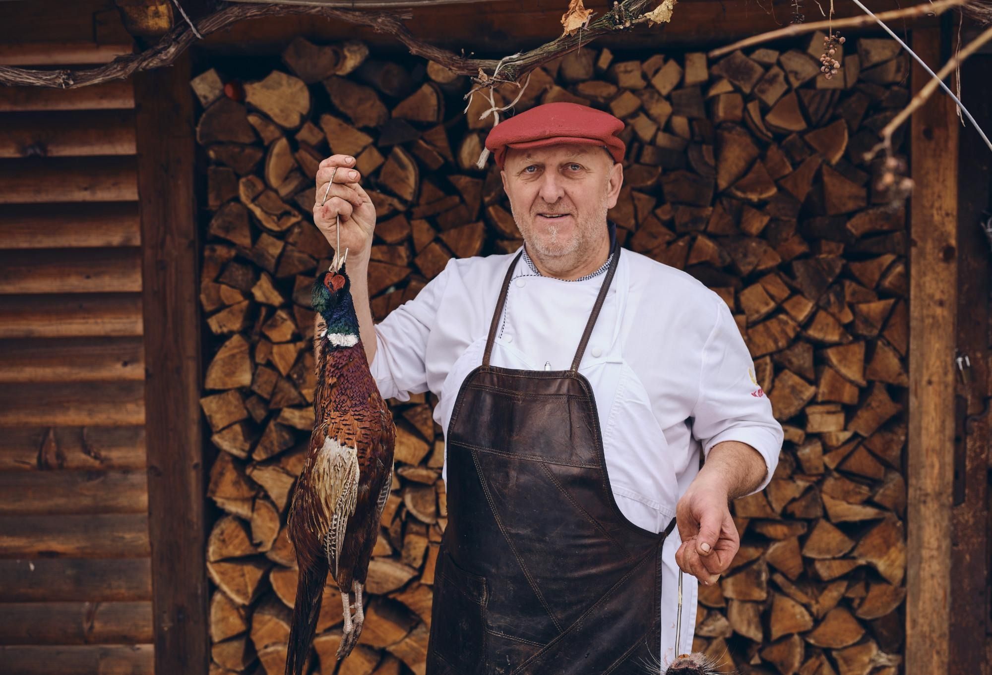 Matiček with pheasant