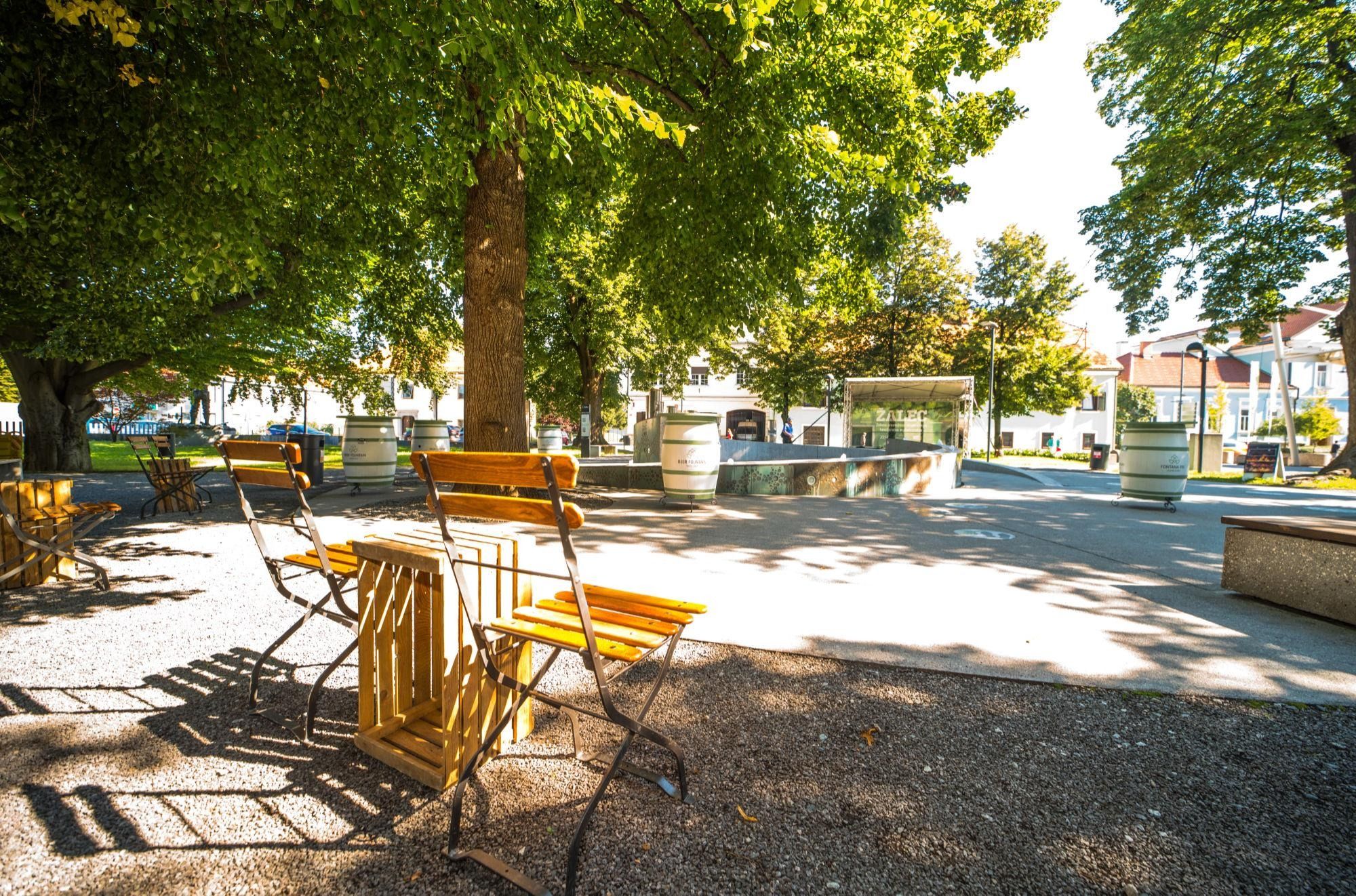 mestni park v Žalcu